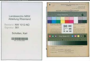 Entnazifizierung Karl Scholten , geb. 30.03.1907 (Landwirt)