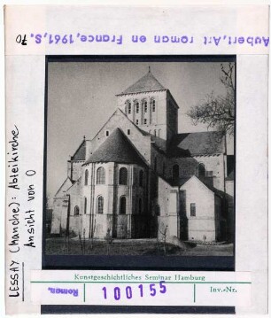 Lessay: Ehemalige Abteikirche, Ansicht von Osten