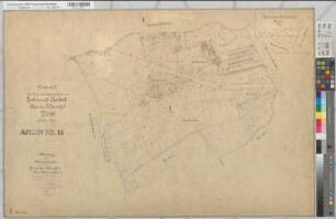 Dortmund - Körne - Wambel (Dortmund), Zusammenlegung Dortmund Nord-Ost, Bl.1 Urkarte 1 Wambel Flur 1