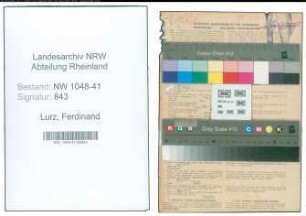Entnazifizierung Ferdinand Lurz , geb. 17.03.1900 (Polizist)