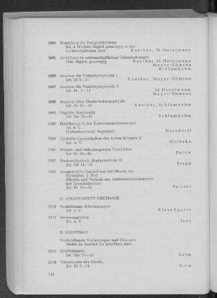 D. Angewandte Mechanik