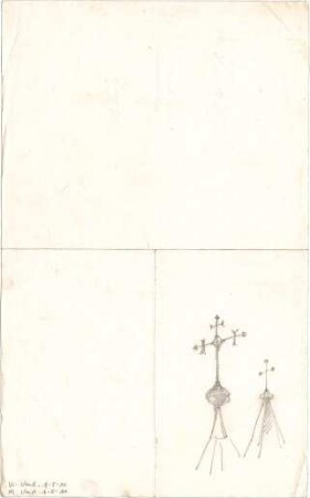 Schmidt, Friedrich von; Skizzen und Reisezeichnungen - Turmspitzen (Ansichten)