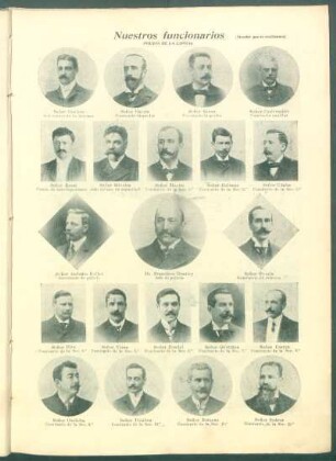 Nuestros funcionarios - Policía de la capital - [Retratos]