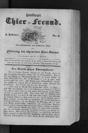 Der Verein gegen Thierquälerei.