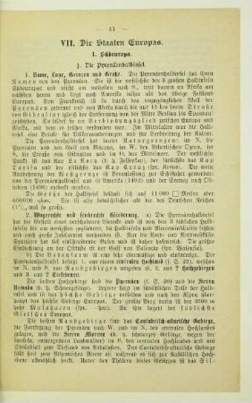 VII. Die Staaten Europas