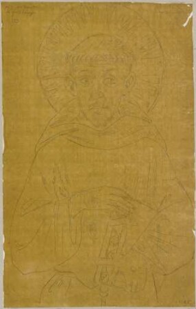 Franz von Assisi auf der Tafel gemalt, worauf der Heilige nach seinem Tode gewaschen wurde, von Giunta Pisano in der Casa Bini zu Assisi