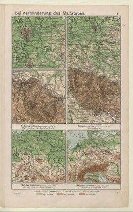 Übersichtskarte des deutschen Reichs, Maßstab 1:200 000