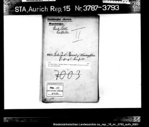 Die dem Bäcker Jacobus Bruns in Warsingfehn erteilte Erlaubnis zum Kramhandel