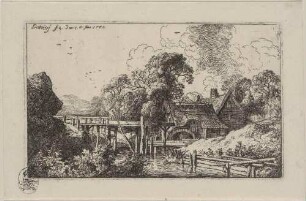 Die Mühle mit dem hohen Gerinne