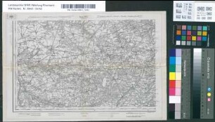 Karte von Frankreich 1:80.000. Gruppe II: Sens 81 C. [Kartographische Abtheilung der Königl. Preuss. Landes-Aufnahme]