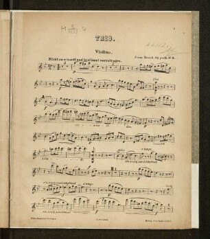 Trio. Violino.