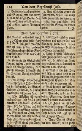 124-127, Von dem Begraebniß Jesu (136 -138)