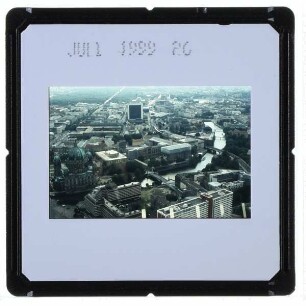 Berlin, Dom,Berlin, Internationales Handelszentrum,Berlin, Blick über Berlin-Mitte : Blick vom Fernsehturm nach Osten