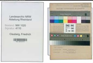 Entnazifizierung Friedrich Clauberg , geb. 23.02.1881 (Fabrikant)