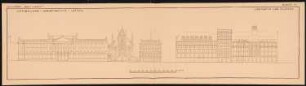 Augustusplatz, Leipzig Bankhaus Kroch (Westseite): Ansichten Altbauten Westseite 1:500