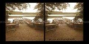 Blick von der Angelbrücke über den Ukleisee, Eutin