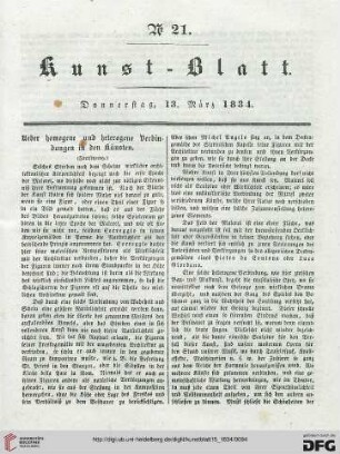 Nr. 21-30 (13. März – 15. April 1834)