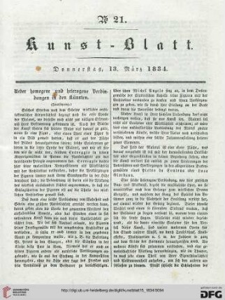 Nr. 21-30 (13. März – 15. April 1834)
