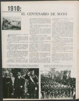 1910: El centenario de mayo