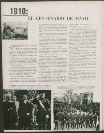 1910: El centenario de mayo