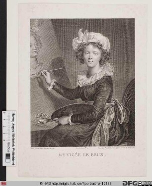 Bildnis (Marie Louise) Elisabeth Lebrun, geb. Vigée