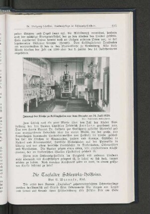 Die Tagfalter Schleswig=Holsteins.