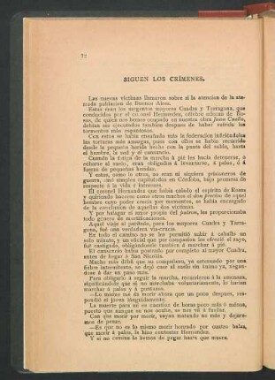 Siguen los crímenes.