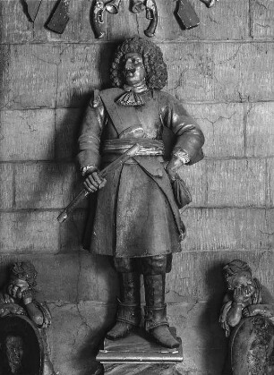 Epitaph des kursächsischen Obristwachtmeisters Carl von Heldereich (gest. 1674)