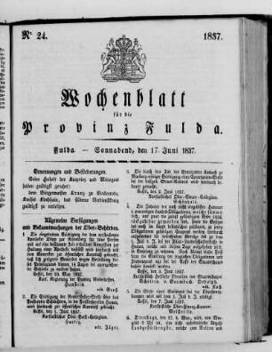 Nr. 24, Ausgabe vom 17. Juni 1837