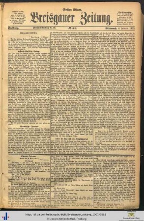 06.02.1901 (Erstes Blatt)