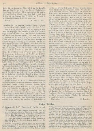349-352 Kleine Kritiken