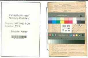 Entnazifizierung Arthur Schuster , geb. 01.10.1912 (Arzt)