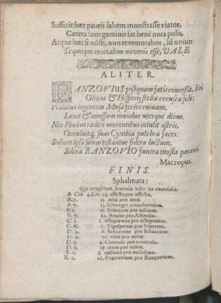 Sphalmata: