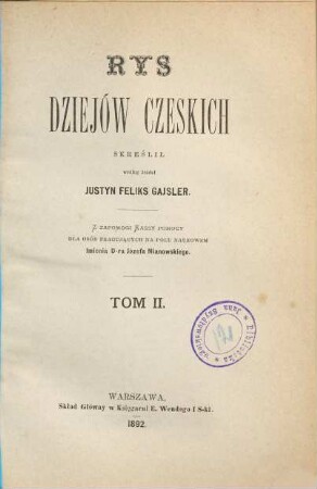 Rys dziejów czeskich, 2