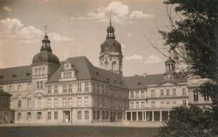 Neustrelitz, Residenzschloß : Neustrelitz. Barocke Schloßanlage der Großherzöge von Mecklenburg-Strelitz (1945 abgebrannt)