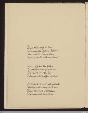 Gegen osten ragt der bau : [SW II: H1(Algabal)]; [SW II, S. 67/122-123]