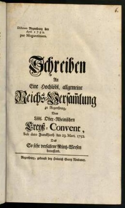 1-26, Schreiben
