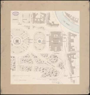 Reichstag, Berlin Zweiter Wettbewerb: Lageplan 1:1000