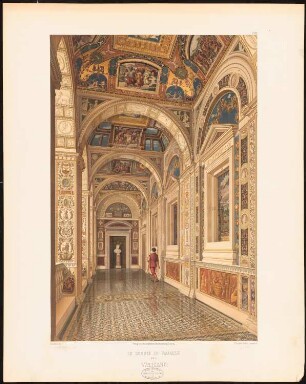 Loggien von Raffael im Vatikan, Rom: Innenansicht der Loggien von Raffael im Vatikan