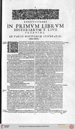 Annotationes in Primum Librum