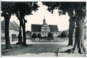Belgern. Blick nach dem Rathaus