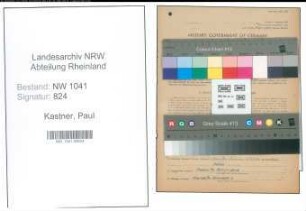 Entnazifizierung Paul Kastner , geb. 29.08.1906 (Angestellter)