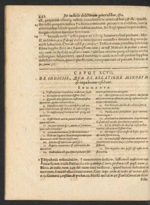 Caput XCVII. De Indiciis, Quae Ex Relatione Minorum et impuberum resultant.