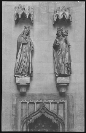 Meißen. Dom, Stifterfiguren Otto I. u. Adelheid