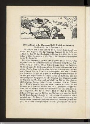Stellungskämpfe in der Champagne südlich Maria-Py - Somme-Py