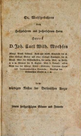 Repertorium für die öffentliche und gerichtliche Arzeneywissenschaft, Dritter Band