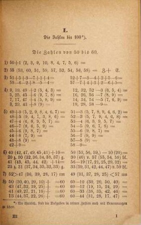 Übungs-Aufgaben zum mündlichen und schriftlichen Rechnen, 3