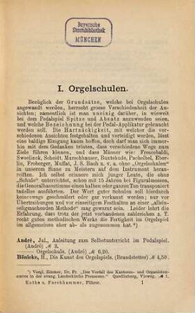 Führer durch die Orgel-Litteratur