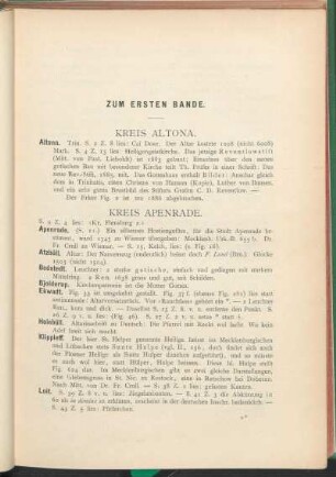 Zum ersten Bande.