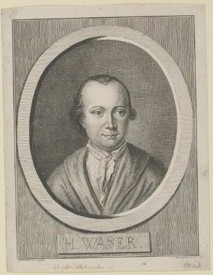 Bildnis des Johann Heinrich Waser